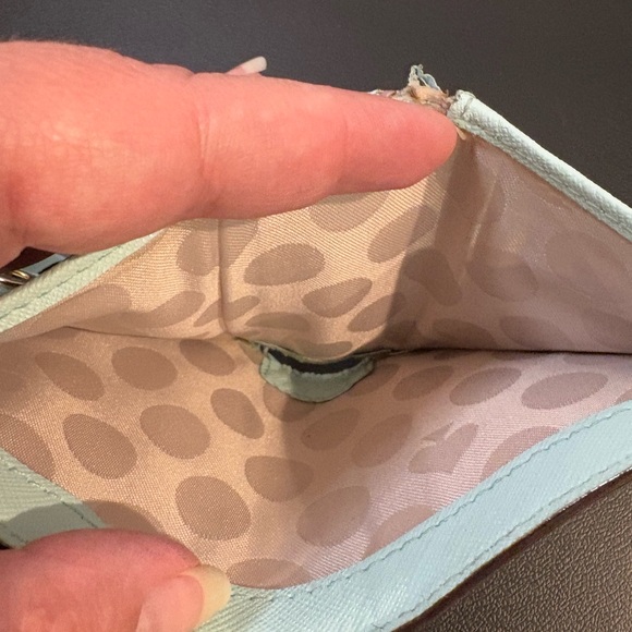Kate Spade Mint Green Card Holder - Picture 5 of 7